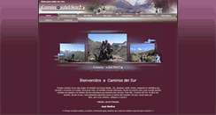Desktop Screenshot of caminosdelsur.es