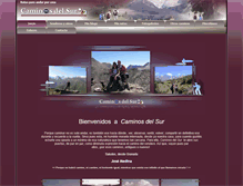 Tablet Screenshot of caminosdelsur.es